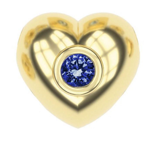 Pendente Dédié Donna in Oro Zaffiro blu CID0168 ZB GI - CID0168 ZB GI